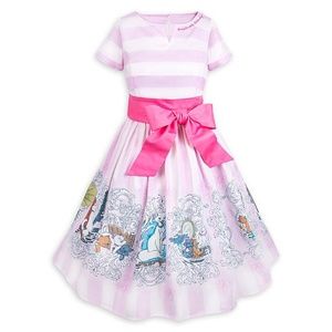 Disney Dress Shop The Aristocats Pink Striped